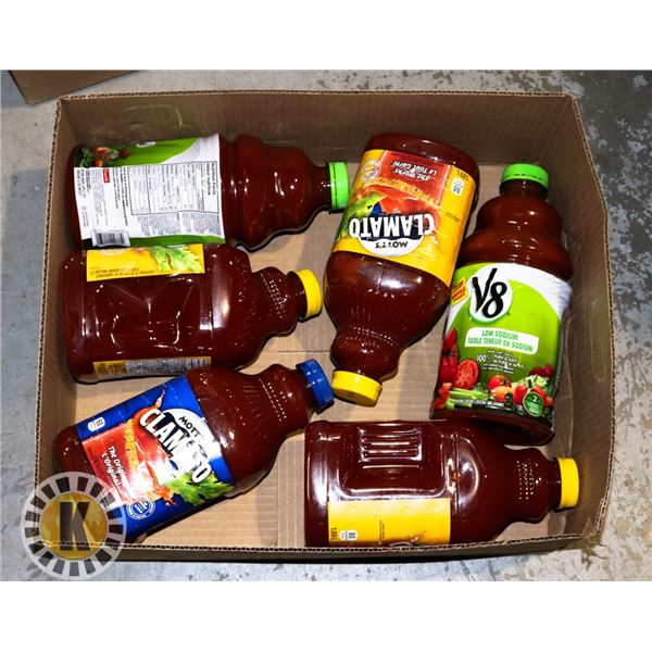 FLAT OF ASSORTED VEGETABLE DRINKS