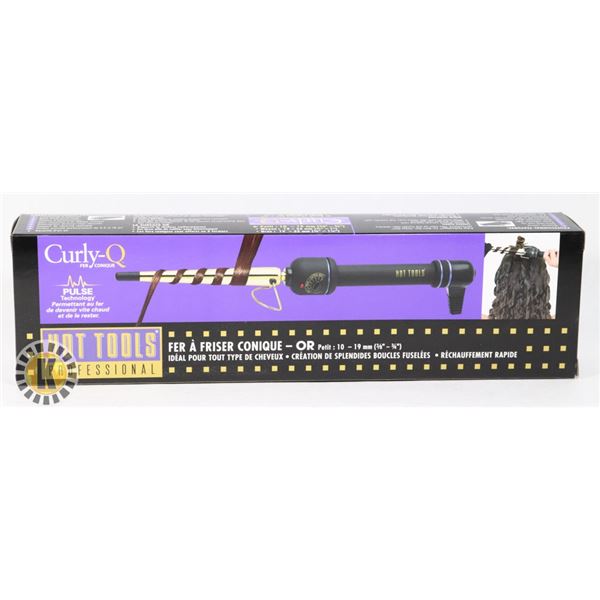 HOT TOOLS TITANIUM TAPERED CURLING IRON- SMALL