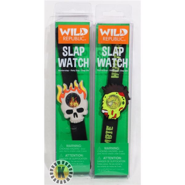SET OF 2 NEW SLAP WATCHES