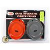 Image 1 : NEW 2PC MAGNETIC OVAL PARTS TRAYS SET