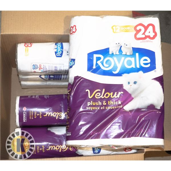 BOX OF TOILET PAPER