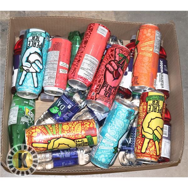 FLAT OF ASSORTED DRINKS