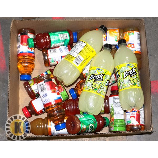 FLAT OF ASSORTED DRINKS