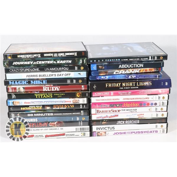 FLAT OF 30 DVDS