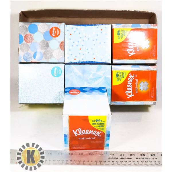 FLAT OF ASSORTED KLEENEX