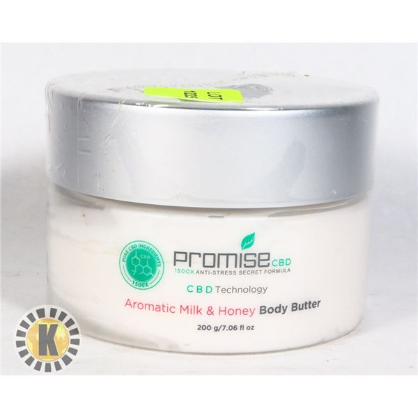CBD INFUSED AROMATIC MILK AND HONEY BODY BUTTER