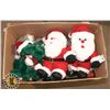 Image 1 : LARGE ESTATE BOX OF CHRISTMAS STUFFED ANIMALS