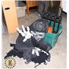 Image 1 : TOTE OF ASSORTED HALLOWEEN ITEMS