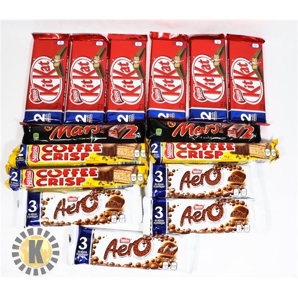 BAG OF ASSORTED CHOCOLATE BARS