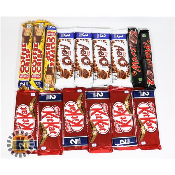 BAG OF ASSORTED CHOCOLATE BARS