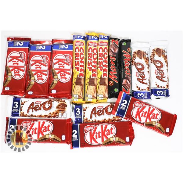 BAG OF ASSORTED CHOCOLATE BARS