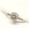 Image 3 : 10K WHITE GOLD MOISSANITES(0.72CT)  RING