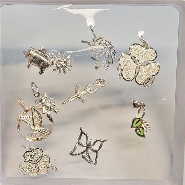 SILVER SMALL CHARMS SET