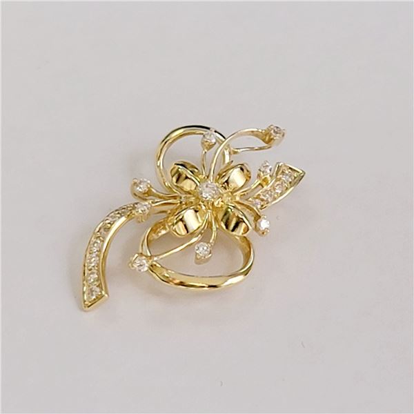 14K YELLOW GOLD  PENDANT(~WEIGHT 2.61G)