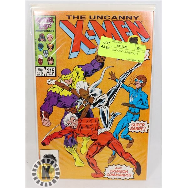 MARVEL UNCANNY X-MEN #215 COMIC