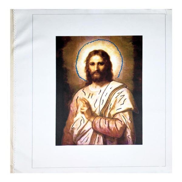 Steve Kaufman (1960-2010) "Jesus Peace (State 2)" Hand Signed and Numbered Limited Edition Hand Pull