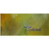 Image 2 : Taras Sidan- Original Oil on Canvas "Vacation in Barcelona"