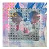 Gail Rodgers, "Mickey Mouse" Hand Signed Original Hand Pulled Silkscreen Mixed Media on Canvas with 