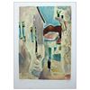 Nachum Gutman- Original Lithograph "Alley In Safed"