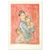 Image 1 : "Sonya and Family" Limited Edition Lithograph by Edna Hibel (1917-2014), Numbered and Hand Signed wi