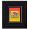 Image 1 : Peter Max- Original Lithograph "Flower Jumper over Sunrise on Blends II"