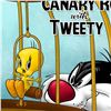 Image 2 : "Canary Row" Limited Edition Giclee from Warner Bros., Numbered with Hologram Seal and Certificate o