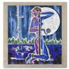 Image 1 : Lu Hong, "Splendor" Limited Edition Serigraph on Rice Paper, Numbered and Hand Signed with Letter of