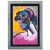Image 1 : Peter Max- Original Mixed Media "Palm Beach Lady"