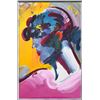 Image 2 : Peter Max- Original Mixed Media "Palm Beach Lady"