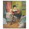 Image 1 : Taras Sidan- Original Giclee on Canvas "Rebecca"