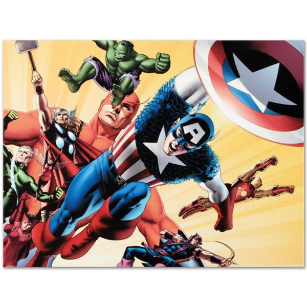 Marvel Comics "Fallen Son: Death of Captain America #5" Numbered Limited Edition Giclee on Canvas by