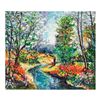 Image 1 : Dimitri Polak (1922-2008), "Autumn Stream" Hand Signed Limited Edition Serigraph on Canvas with Lett