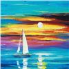 Image 2 : Leonid Afremov (1955-2019) "Reflection" Limited Edition Giclee on Canvas, Numbered and Signed. This 