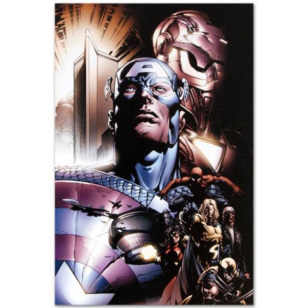 Marvel Comics  New Avengers #6  Numbered Limited Edition Giclee on Canvas by David Finch with COA.
