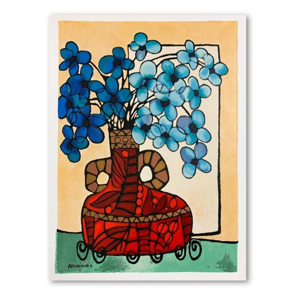 Ben Simhon, Hand Signed Limited Edition Serigraph on Paper with Letter of Authenticity.