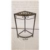 Image 1 : Vintage Corner Metal Plant Stand - Pre-owned