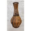 Image 1 : Tall MCM-Styled Bamboo Vase