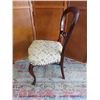 Image 3 : Wooden Balloon Back chair with nailhead accents