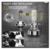 Image 2 : LED Headlight Bulb - Car Rover - 2pc. - New