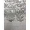 Corn Flower Style Glasses & Bowls - 16pc.