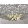 Assortment of glasses & cup & saucer sets