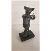 Vintage Metal Happy Golfing Pig Trophy