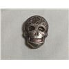 Fine Silver Skull 2 Troy Ounces.