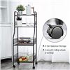 Image 2 : New 4-Tier Kitchen Rolling Cart