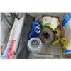 Image 3 : Shelf Lot of 20" Box Fan & Office Supplies