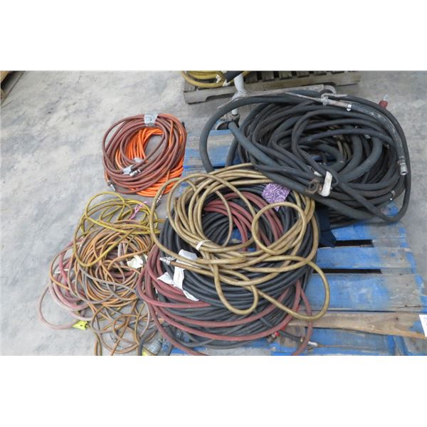 4-Stack Lot of Pressure Air Hoses/Exension Cords