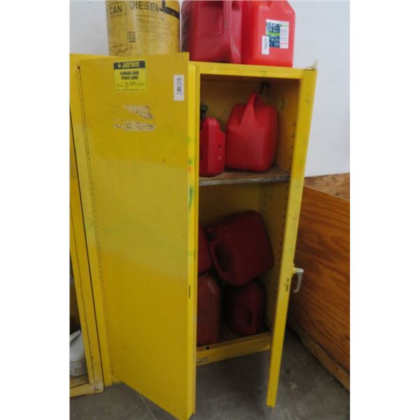 Justrite Flammable Liquid Fire Cabinet