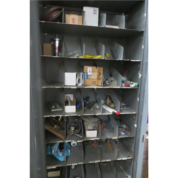 Contents of Cabinet Gauges, Welding Rods & More