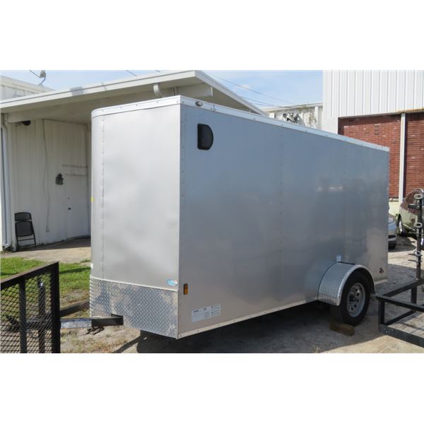 2021 Forest River Grey 6' x 6' x 12' V-Nose S/A Enclosed