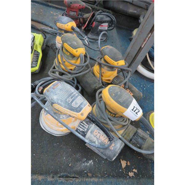 5-Dewalt Palm Sanders - 5 X $